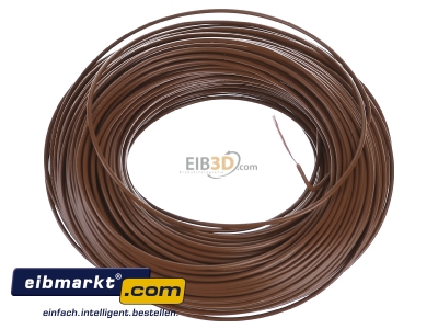 View top left Verschiedene-Diverse H05V-K   0,5      br Single core cable 0,5mm brown - H05V-K 0,5 br
