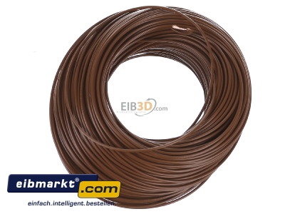 Top rear view Verschiedene-Diverse H05V-K   0,5      br Single core cable 0,5mm brown - H05V-K 0,5 br
