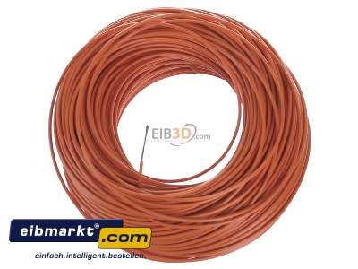 View up front Verschiedene-Diverse H05V-K   0,5      or Single core cable 0,5mm orange - H05V-K 0,5 or
