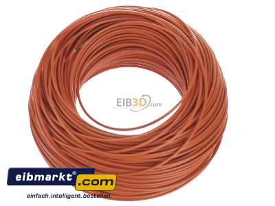 View top right Verschiedene-Diverse H05V-K   0,5      or Single core cable 0,5mm orange - H05V-K 0,5 or
