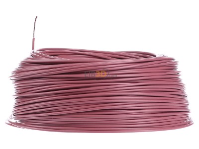 View on the right Diverse H05V-K 0,5 rs Eca Single core cable 0,5mm pink_ring 100m

