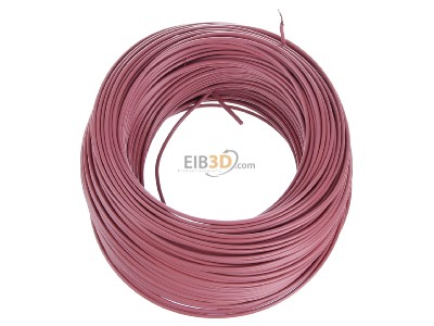 Top rear view Diverse H05V-K 0,5 rs Eca Single core cable 0,5mm pink_ring 100m
