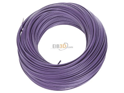 View top right Diverse H05V-K 0,5 vio Eca Single core cable 0,5mm violet_ring 100m
