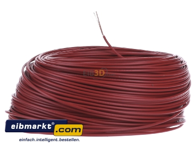 Back view Verschiedene-Diverse H05V-K   0,5      rt Single core cable 0,5mm² red - H05V-K 0,5 rt
