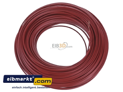 View top left Verschiedene-Diverse H05V-K   0,5      rt Single core cable 0,5mm red - H05V-K 0,5 rt
