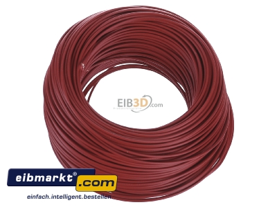 View top right Verschiedene-Diverse H05V-K   0,5      rt Single core cable 0,5mm² red - H05V-K 0,5 rt
