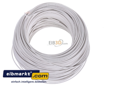 View top right Verschiedene-Diverse H05V-K   0,5      ws Single core cable 0,5mm white - H05V-K 0,5 ws
