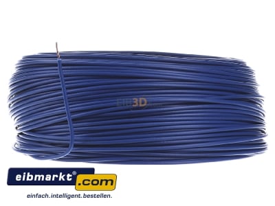 Front view Verschiedene-Diverse H05V-K   0,5     dbl Single core cable 0,5mm blue
