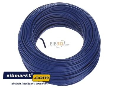 View up front Verschiedene-Diverse H05V-K   0,5     dbl Single core cable 0,5mm blue

