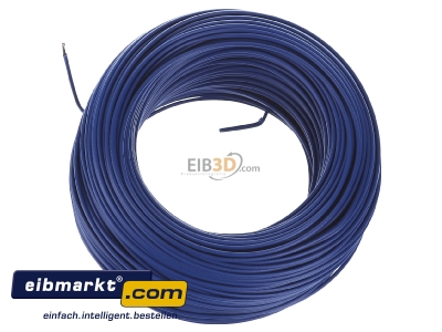 View top right Verschiedene-Diverse H05V-K   0,5     dbl Single core cable 0,5mm blue
