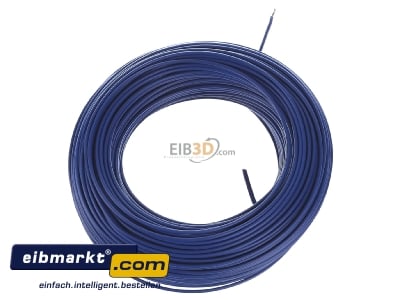 Top rear view Verschiedene-Diverse H05V-K   0,5     dbl Single core cable 0,5mm blue
