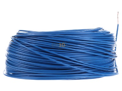 View on the left Diverse H05V-K 0,5 hbl Eca Single core cable 0,5mm blue_ring 100m
