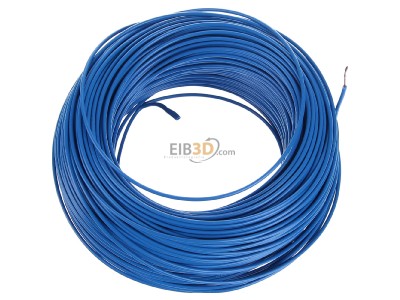 View top left Diverse H05V-K 0,5 hbl Eca Single core cable 0,5mm blue_ring 100m

