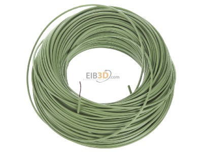View up front Diverse (H)05V-K 0,75 gn Single core cable 0,75mm green_ring 100m
