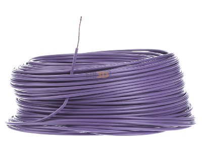 Front view Diverse H05V-K 0,75 vio Eca Single core cable 0,75mm violet_ring 100m
