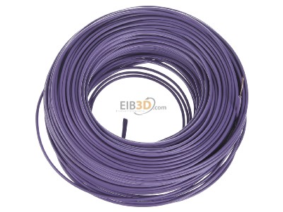 View top left Diverse H05V-K 0,75 vio Eca Single core cable 0,75mm violet_ring 100m
