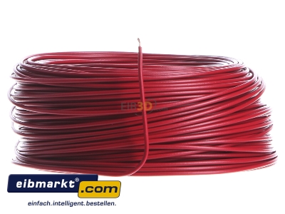 Front view Verschiedene-Diverse H05V-K   0,75     rt Single core cable 0,75mm red
