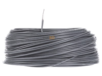 Front view Diverse H05V-K 0,75 gr Eca Single core cable 0,75mm grey_ring 100m
