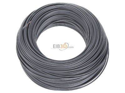 View top right Diverse H05V-K 0,75 gr Eca Single core cable 0,75mm grey_ring 100m
