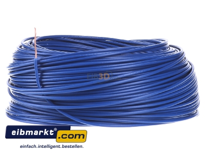 Front view Verschiedene-Diverse H05V-K   0,75    dbl Single core cable 0,75mm blue - H05V-K 0,75 dbl
