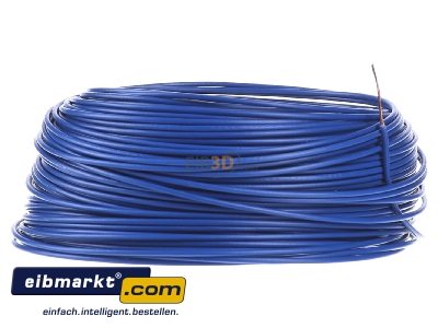 View on the left Verschiedene-Diverse H05V-K   0,75    dbl Single core cable 0,75mm blue - H05V-K 0,75 dbl
