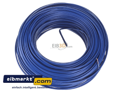 View top left Verschiedene-Diverse H05V-K   0,75    dbl Single core cable 0,75mm blue - H05V-K 0,75 dbl

