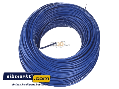Top rear view Verschiedene-Diverse H05V-K   0,75    dbl Single core cable 0,75mm blue - H05V-K 0,75 dbl
