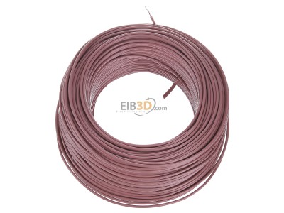 Top rear view Diverse H05V-K 0,75 rs Eca Single core cable 0,75mm pink_ring 100m
