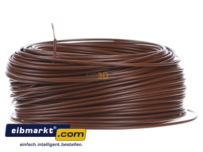 Front view Verschiedene-Diverse H05V-K   1        br Single core cable 1mm brown
