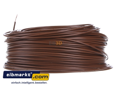 View on the right Verschiedene-Diverse H05V-K   1        br Single core cable 1mm brown
