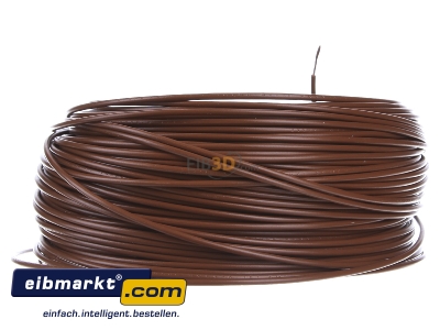 Back view Verschiedene-Diverse H05V-K   1        br Single core cable 1mm brown
