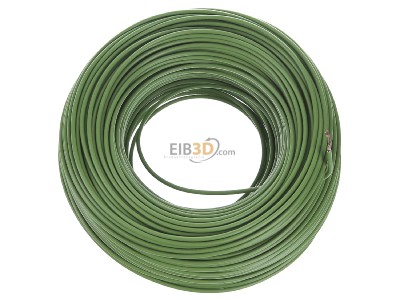 View top left Diverse (H)05V-K 1 gn Single core cable 1mm green_ring 100m

