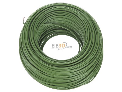 View top right Diverse (H)05V-K 1 gn Single core cable 1mm green_ring 100m
