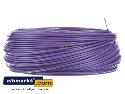 View on the left Verschiedene-Diverse H05V-K   1       vio Single core cable 1mm violet
