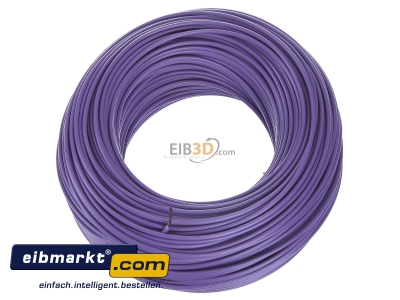 View up front Verschiedene-Diverse H05V-K   1       vio Single core cable 1mm violet
