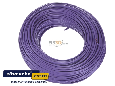 View top left Verschiedene-Diverse H05V-K   1       vio Single core cable 1mm violet
