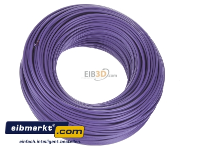 View top right Verschiedene-Diverse H05V-K   1       vio Single core cable 1mm violet
