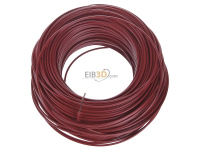 View up front Diverse H05V-K 1,0 rt Eca Single core cable 1mm red_ring 100m
