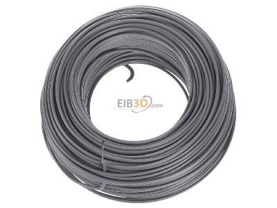 View up front Diverse H05V-K 1,0 gr Eca Single core cable 1mm grey_ring 100m
