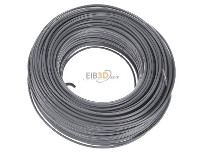 View top left Diverse H05V-K 1,0 gr Eca Single core cable 1mm grey_ring 100m
