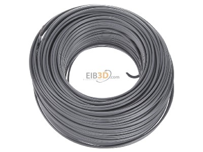 View top right Diverse H05V-K 1,0 gr Eca Single core cable 1mm grey_ring 100m
