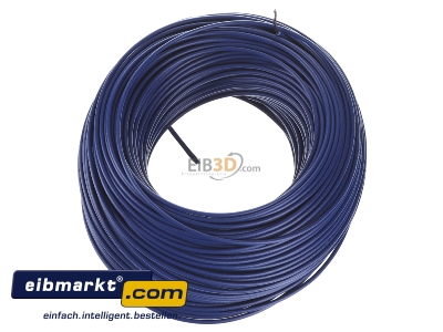 Top rear view Verschiedene-Diverse H05V-K   1       dbl Single core cable 1mm blue H05V-K 1 dbl

