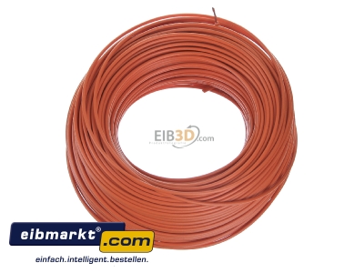 Top rear view Verschiedene-Diverse H05V-K   1        or Single core cable 1mm orange
