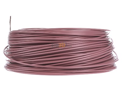View on the right Diverse H05V-K 1,0 rs Eca Single core cable 1mm pink_ring 100m
