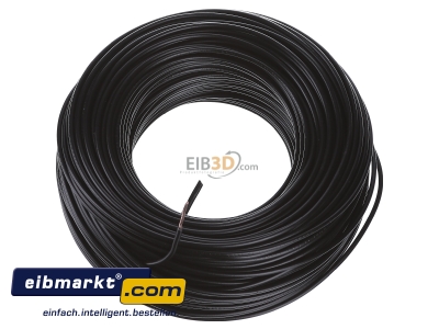 View up front Verschiedene-Diverse H07V-K   1,5      sw Single core cable 1,5mm² black - H07V-K 1,5 sw
