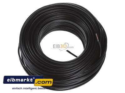 View top left Verschiedene-Diverse H07V-K   1,5      sw Single core cable 1,5mm² black - H07V-K 1,5 sw
