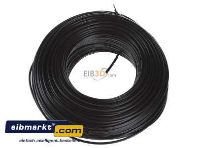 Top rear view Verschiedene-Diverse H07V-K   1,5      sw Single core cable 1,5mm black - H07V-K 1,5 sw
