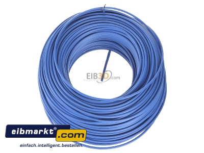 Top rear view Verschiedene-Diverse H07V-K   1,5     hbl Single core cable 1,5mm blue - H07V-K 1,5 hbl
