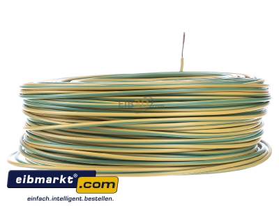 Back view Verschiedene-Diverse H07V-K   1,5   gn/ge Single core cable 1,5mm² green-yellow - H07V-K 1,5 gn/ge
