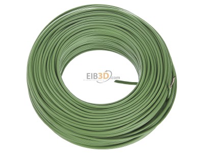 View top left Diverse (H)07V-K 1,5 gn Single core cable 1,5mm green_ring 100m
